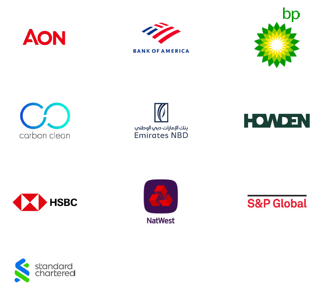 Logos of SMI FSTF member companies consulted: AON, Bank of America, BP, and more