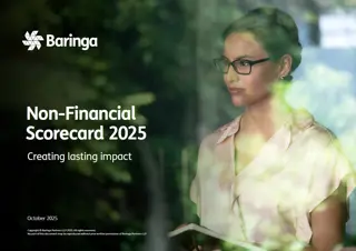 Non-Financial Scorecard 2025 report