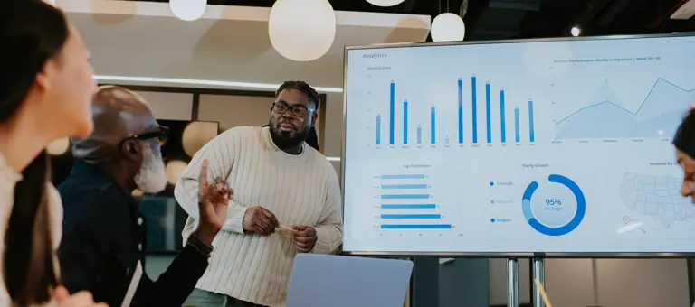 People in a meeting