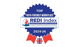 REDI Index 2024 UK - Top Faith-Friendly Workplace
