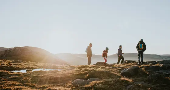 Group of hikers
