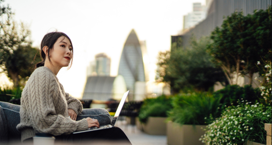 Woman in London