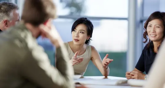 Group of people in a meeting